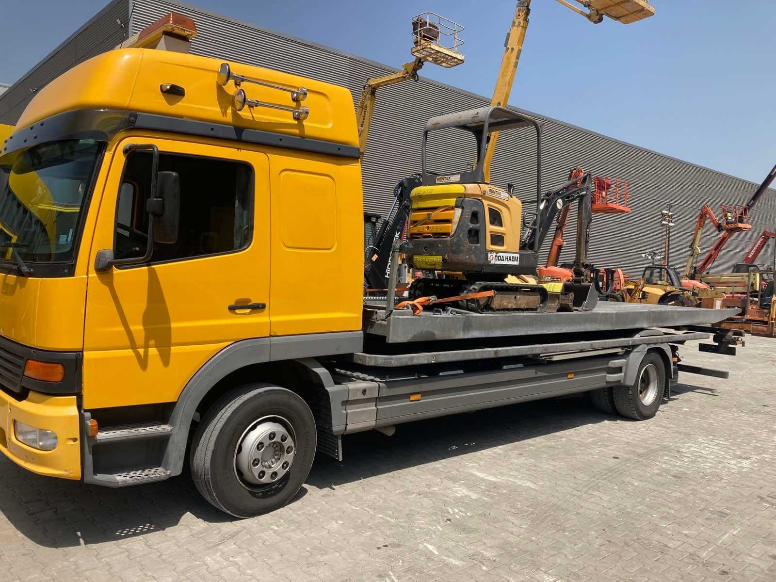 Транспорт на промишлена техника с платформа до 7 тона